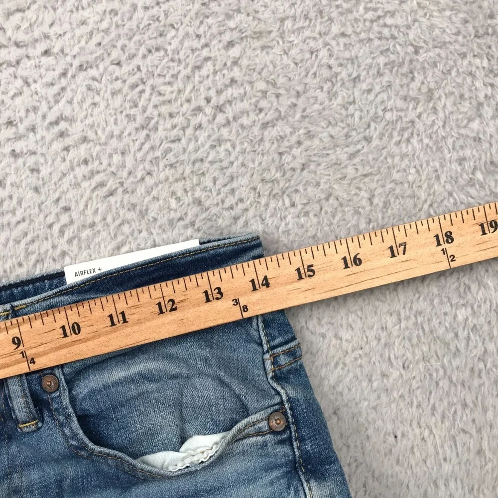 American Eagle Jeans Mens 28x32 Low Skinny AirFlex Stretch Stone Wash NEW NWT